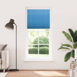 Store plissé bleu 100x200 cm largeur du tissu 99,4 cm polyester 