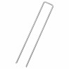 Piquets de sol en forme de U 50 pcs 20x4 cm acier galvanisé 