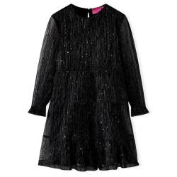 Robe à manches longues pour enfants noir 140 