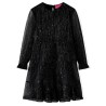 Robe à manches longues pour enfants noir 140 