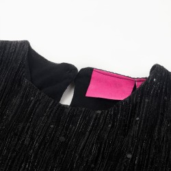 Robe à manches longues pour enfants noir 140 