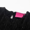 Robe à manches longues pour enfants noir 140 