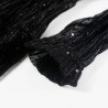 Robe à manches longues pour enfants noir 140 