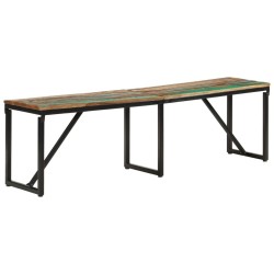 Banc 160x35x46 cm Bois massif de récupération 