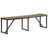 Banc 160x35x46 cm Bois massif de récupération 