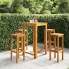 Ensemble de bar de jardin 5 pcs Bois d'acacia solide 