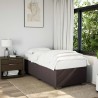 Sommier à lattes de lit avec matelas Marron foncé 90x200 cm 