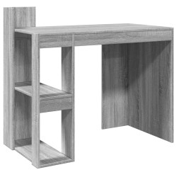 Bureau sonoma gris 103,5x56,5x94 cm bois d'ingénierie 