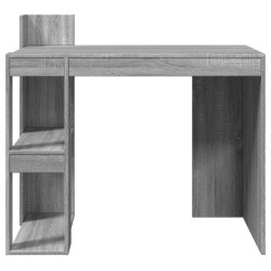 Bureau sonoma gris 103,5x56,5x94 cm bois d'ingénierie 