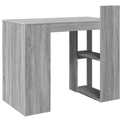 Bureau sonoma gris 103,5x56,5x94 cm bois d'ingénierie 