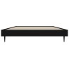 Cadre de lit sans matelas noir 90x190 cm bois ingénierie 