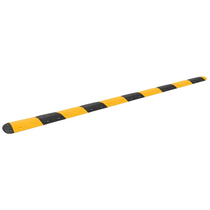 Ralentisseur Jaune et noir 517x32,5x4 cm Caoutchouc Ralentisseur Jaune et noir 517x32,5x4 cm Caoutchouc