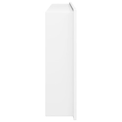 Niche de douche blanc mat 62x32x9 cm acier inoxydable 