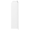 Niche de douche blanc mat 62x32x9 cm acier inoxydable 