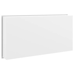 Niche de douche blanc mat 62x32x9 cm acier inoxydable 
