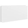 Niche de douche blanc mat 62x32x9 cm acier inoxydable 