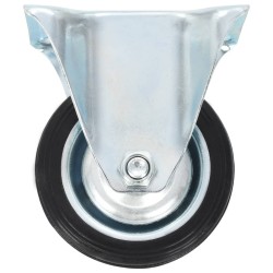 16 pcs Roulettes fixes 75 mm 