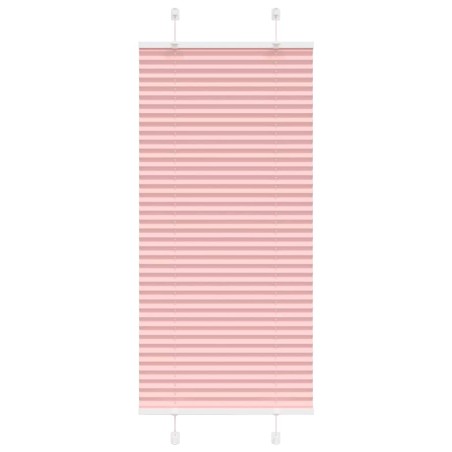 Store plissé rose 65x100 cm largeur du tissu 64,4 cm polyester 