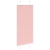 Store plissé rose 65x100 cm largeur du tissu 64,4 cm polyester 