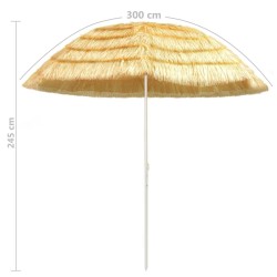 Parasol de plage Naturel 300 cm Style hawaïen 