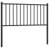 Tête de lit métal noir 100 cm 