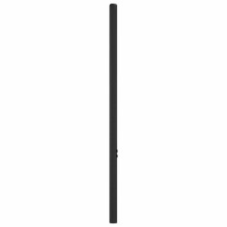 Tête de lit métal noir 100 cm 