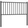 Tête de lit métal noir 100 cm 