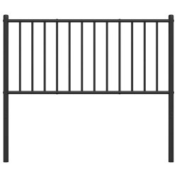 Tête de lit métal noir 100 cm 