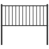 Tête de lit métal noir 100 cm 