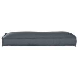 Coussin de Palette pour Dossier Anthracite 120x40x12 cm en Tissu Oxford 