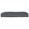 Coussin de Palette pour Dossier Anthracite 120x40x12 cm en Tissu Oxford 