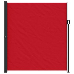 Auvent latéral rétractable rouge 220x300 cm 