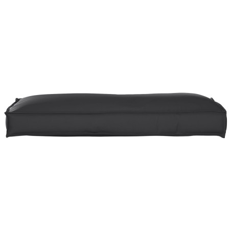 Coussin de palette pour dossier noir 120x40x12 cm en tissu Oxford 