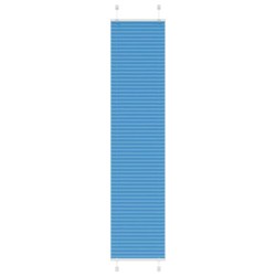 Store plissé bleu 45x200 cm largeur du tissu 44,4 cm polyester 