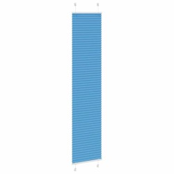 Store plissé bleu 45x200 cm largeur du tissu 44,4 cm polyester 
