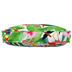 Coussin de palette pour dossier Jungle tropical 70x40x12 cm en tissu Oxford 