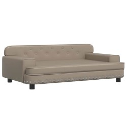 Canapé pour enfants cappuccino 90x53x30 cm similicuir 