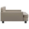 Canapé pour enfants cappuccino 90x53x30 cm similicuir 