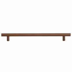 Poignées d'armoire 5 pcs bronze 224 mm acier inoxydable 