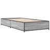 Cadre de lit sans matelas sonoma gris 90x190 cm 