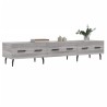 Meuble TV sonoma gris 150x36x30 cm bois d'ingénierie 