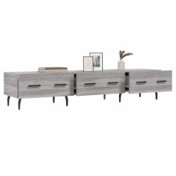 Meuble TV sonoma gris 150x36x30 cm bois d'ingénierie 