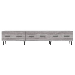 Meuble TV sonoma gris 150x36x30 cm bois d'ingénierie 