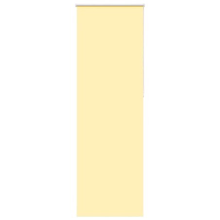 Store enrouleur occultant jaune largeur du tissu 70,7 cm 