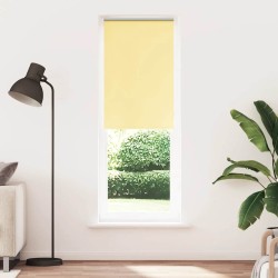 Store enrouleur occultant jaune largeur du tissu 70,7 cm 
