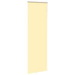 Store enrouleur occultant jaune largeur du tissu 70,7 cm 