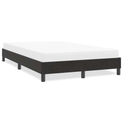 Cadre de lit sans matelas noir 120x210 cm velours 