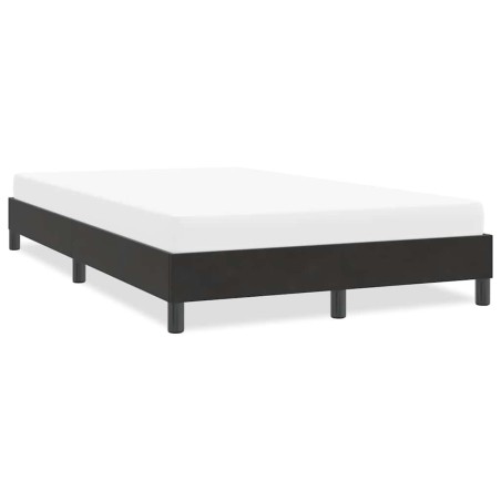 Cadre de lit sans matelas noir 120x210 cm velours 