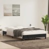 Cadre de lit sans matelas noir 120x210 cm velours 