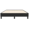 Cadre de lit sans matelas noir 120x210 cm velours 
